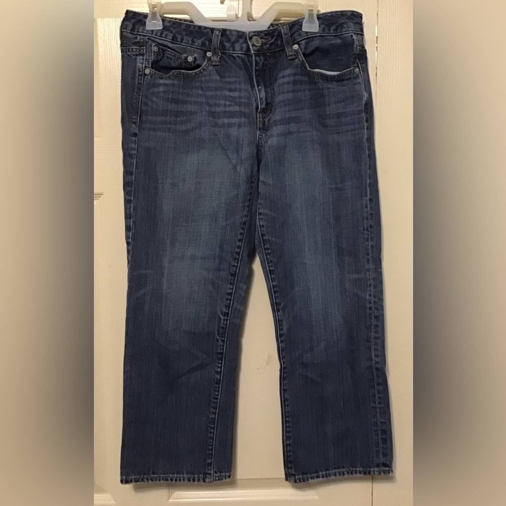 American Eagle Boy Fit Trendy Blue Denim Jeans